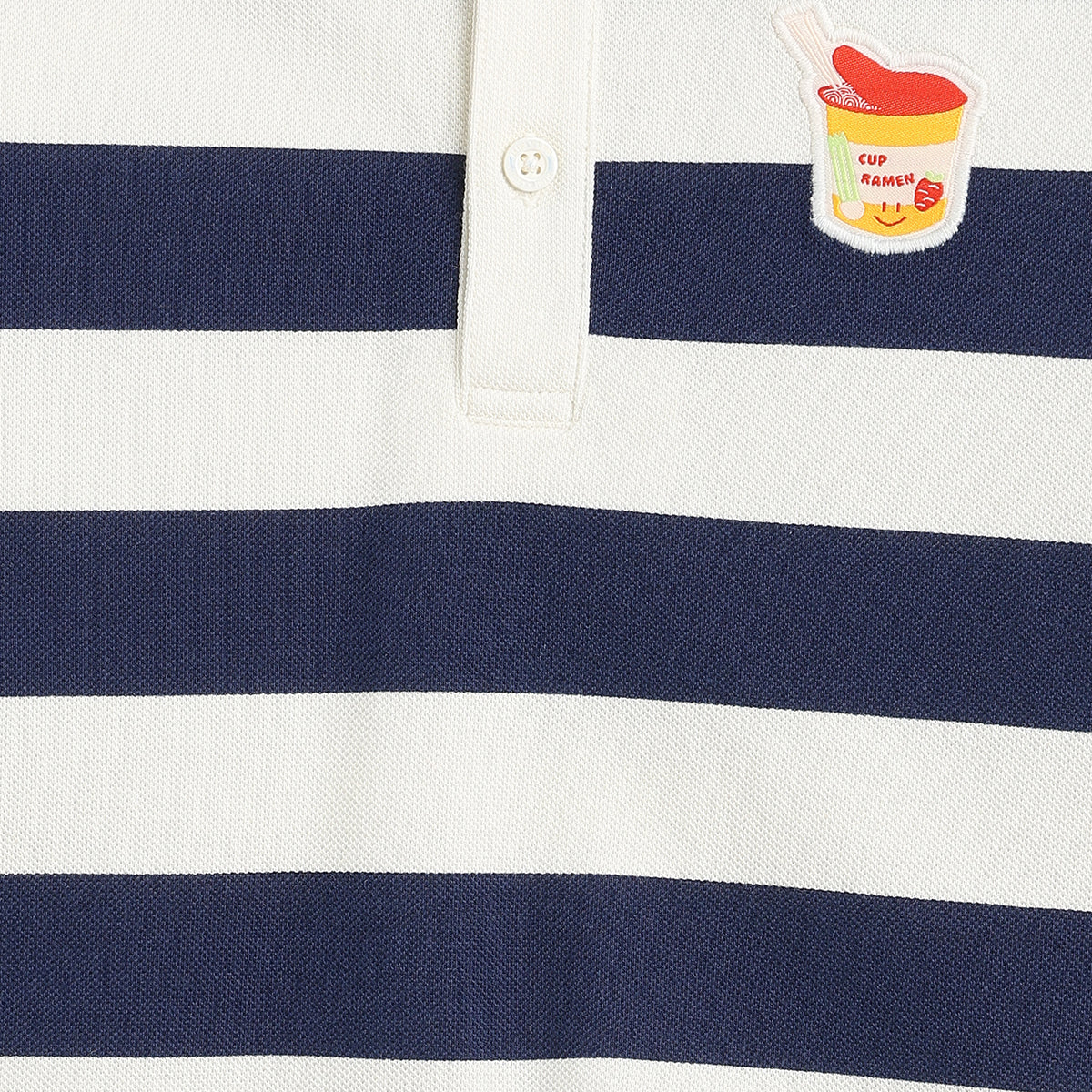Baby Boys Navy and White Cotton Striped Polo T-Shirt Regular Fit Casual Kids Wear