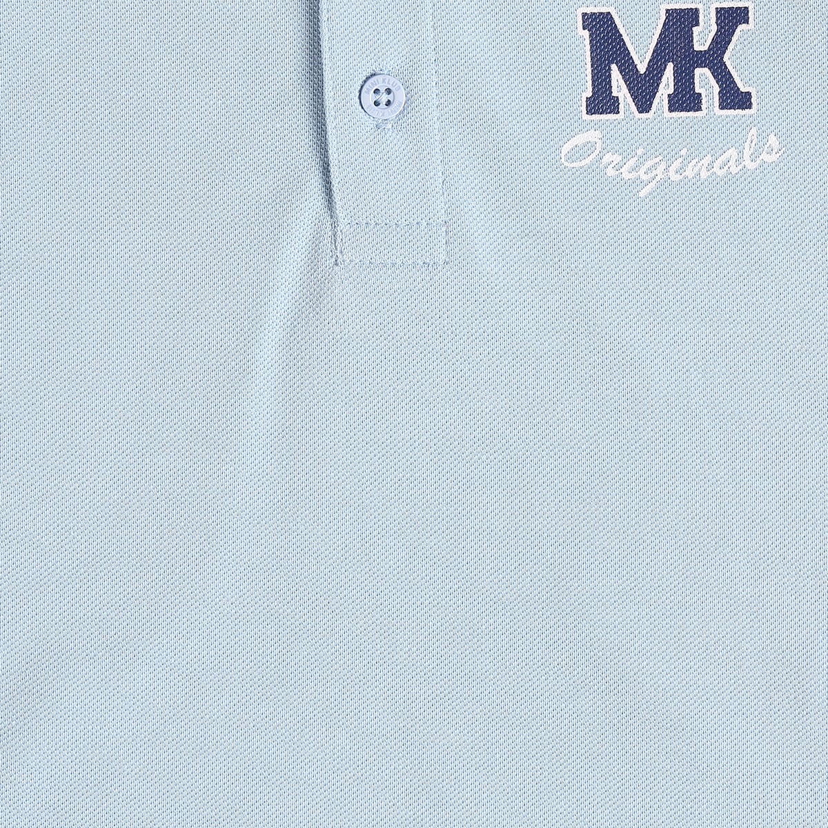 Baby Boys Light Blue Cotton Embroidered Polo T-Shirt Regular Fit Casual Wear