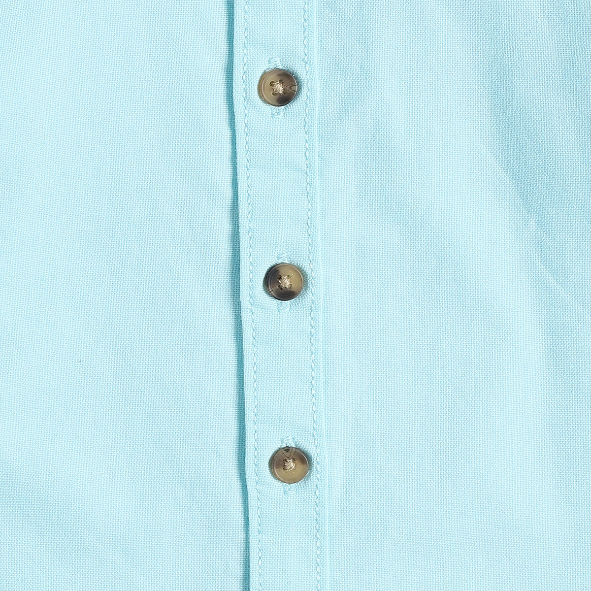 Baby Boys Aqua Blue Cotton Shirt Regular Fit Casual Kids Wear
