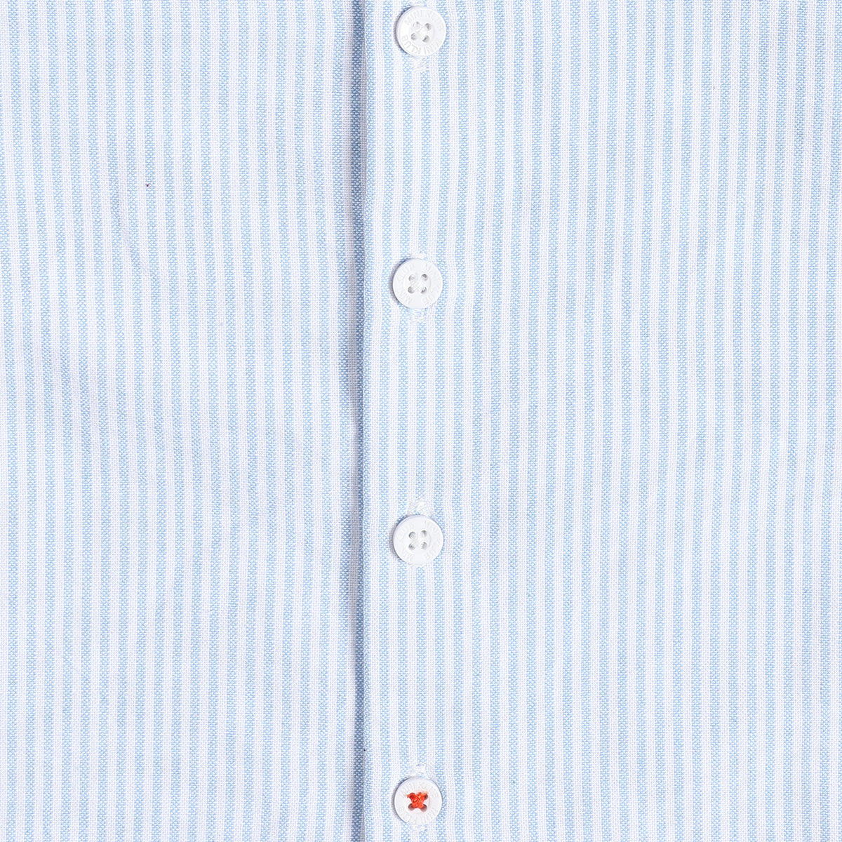 Baby Boys Light Blue and White Cotton Striped Shirt Regular Fit Casual Kids Wear