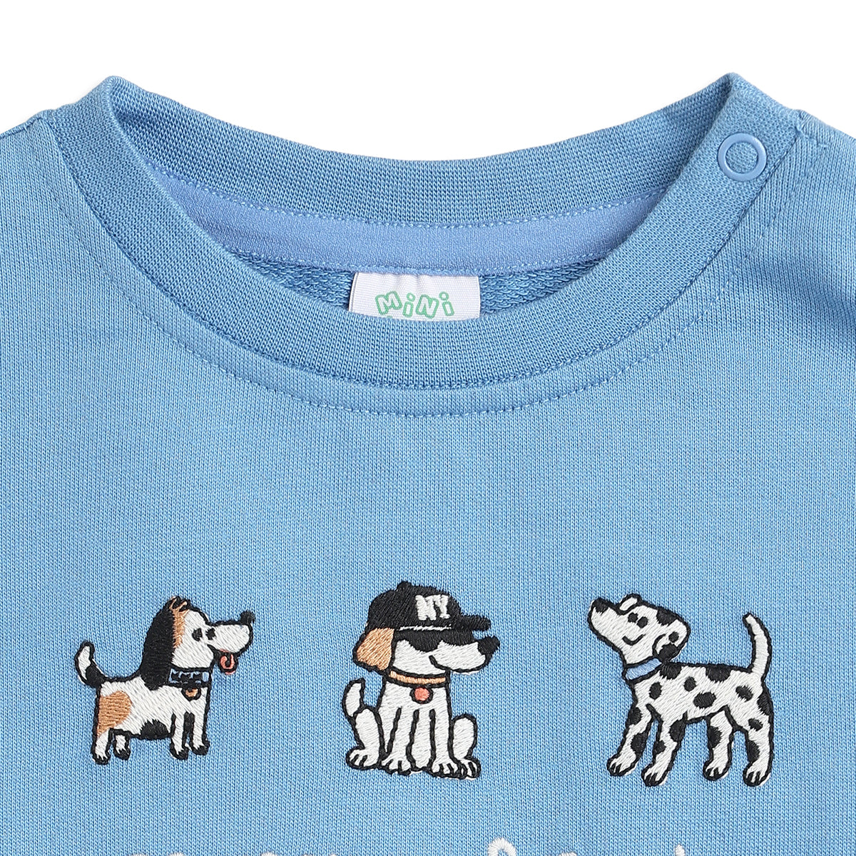Baby Boys Blue Pawsome Friends Graphic Sweatshirt Regular Fit Casual Kids Wear