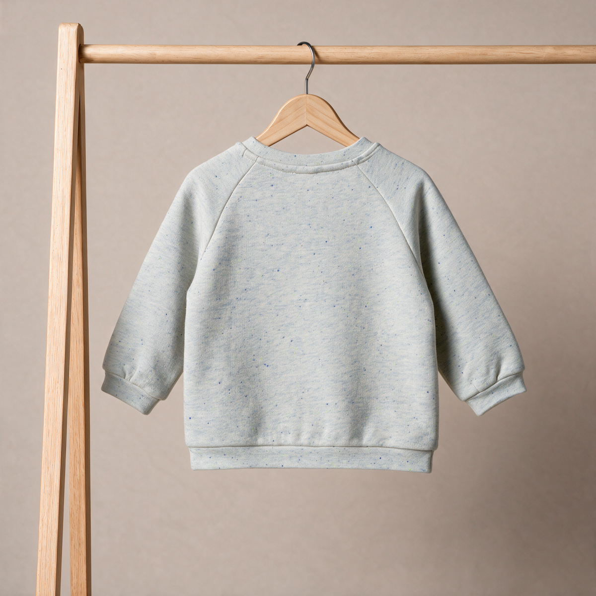 Baby Boys Light Grey Cotton Blend Dude Embroidered Full Sleeve Sweatshirt Regular Fit Casual Wear