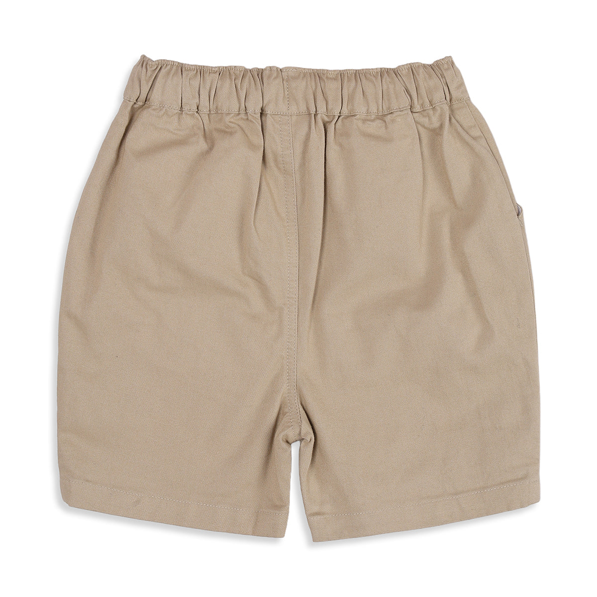 Baby Boys Beige Cotton Twill Cargo Shorts Regular Fit Casual Wear