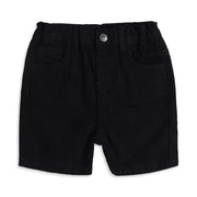 Baby Boys Black Denim Shorts Regular Fit Casual Wear