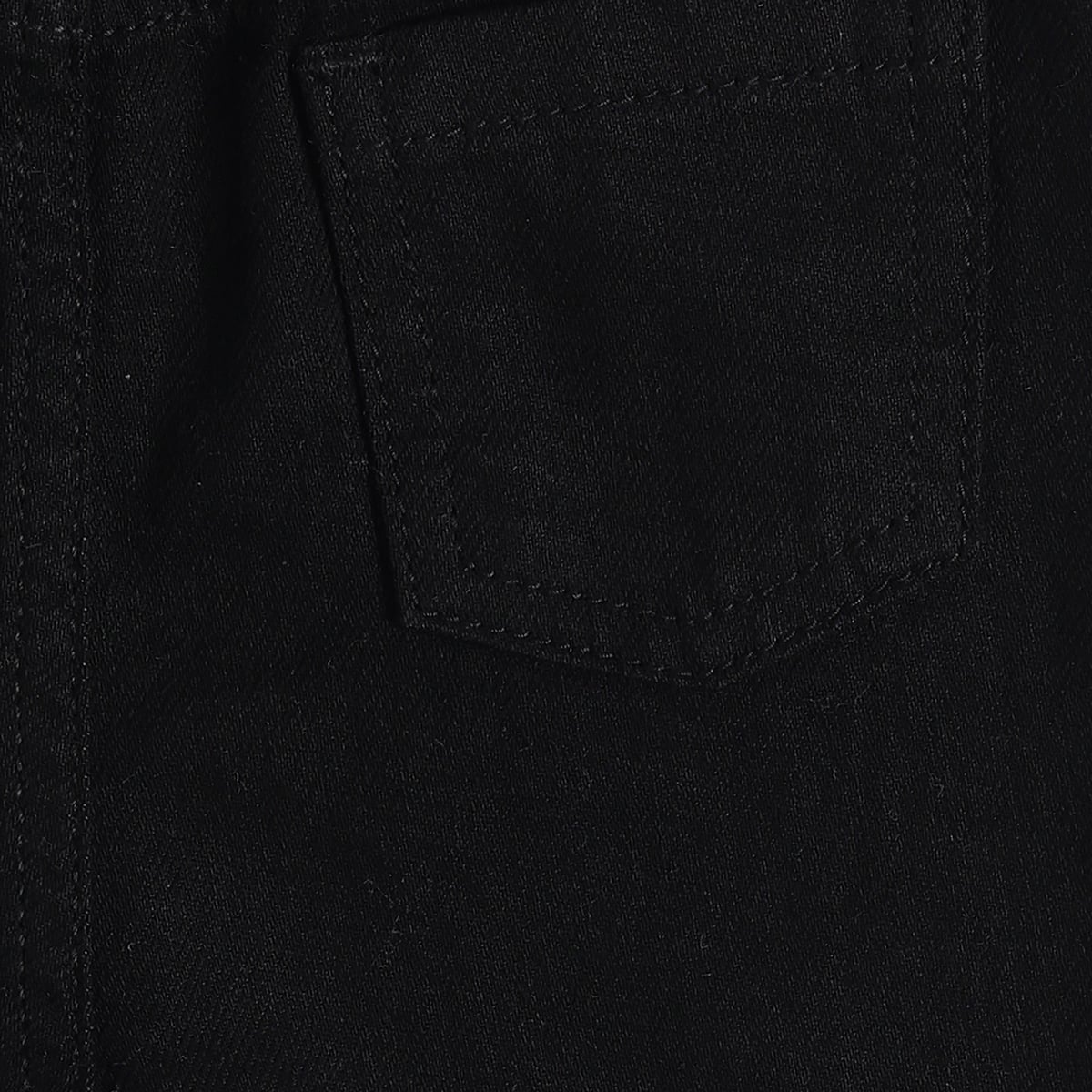 Baby Boys Black Denim Shorts Regular Fit Casual Wear