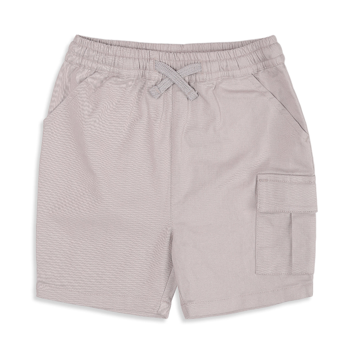 Baby Boys Beige Cotton Twill Cargo Shorts Regular Fit Casual Wear