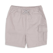 Baby Boys Beige Cotton Twill Cargo Shorts Regular Fit Casual Wear