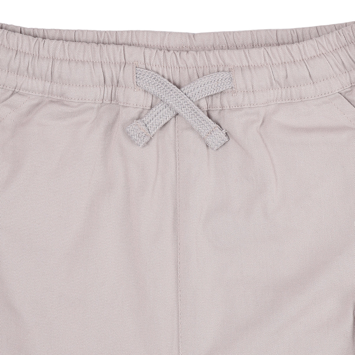 Baby Boys Beige Cotton Twill Cargo Shorts Regular Fit Casual Wear