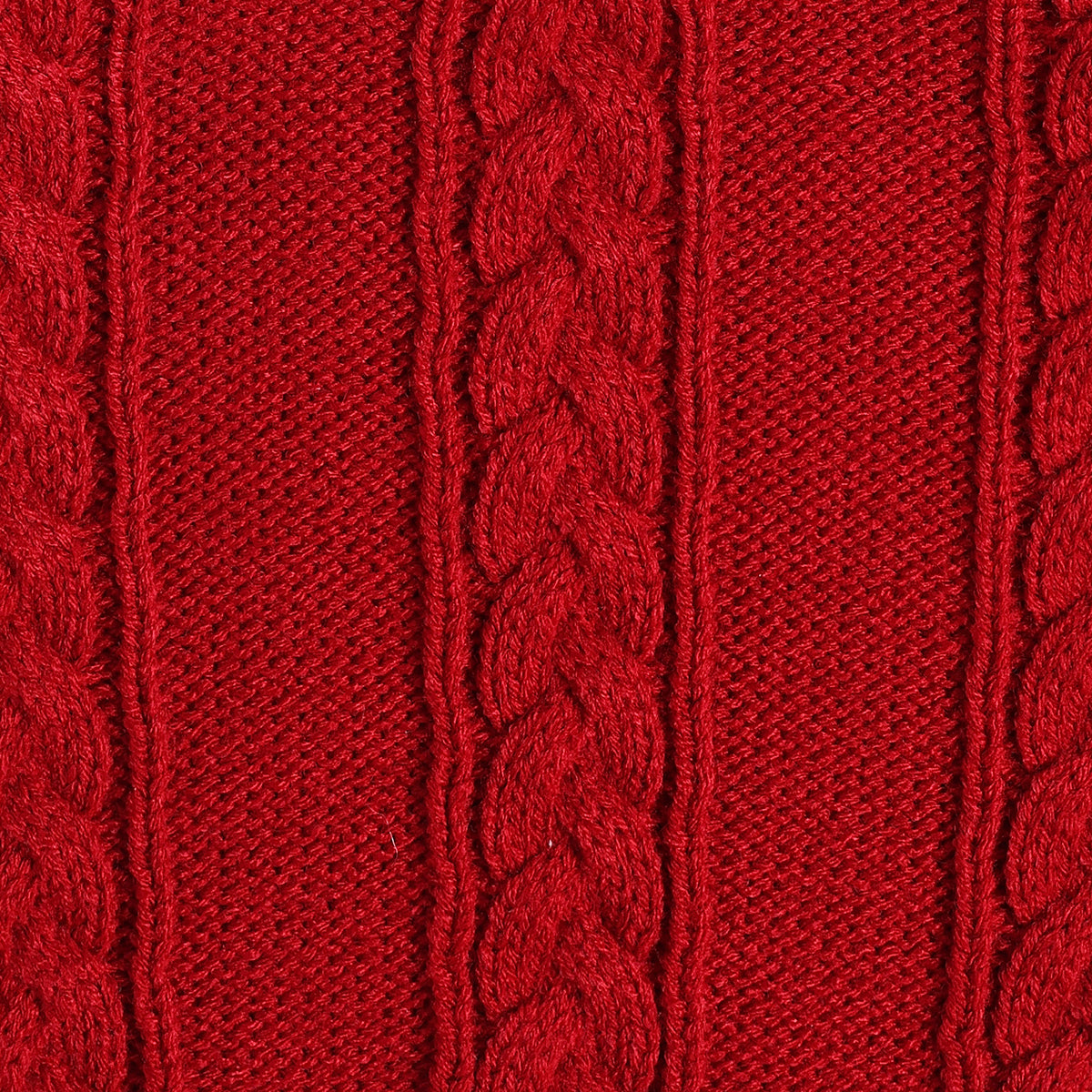 Baby Boy Red Knit Shawl Collar Sweater Regular Fit Winter Wear