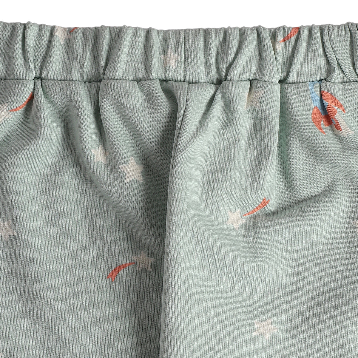 Boys Grey Cotton Space Print Sleepwear Set Regular Fit
