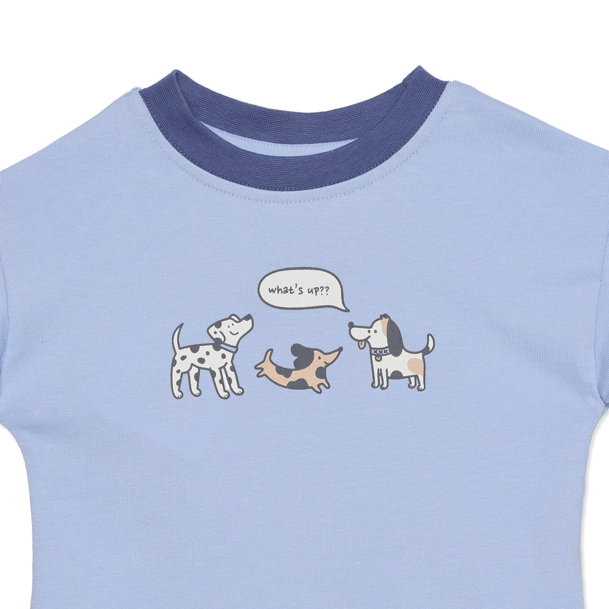 Baby Boys Blue Cotton Top and Bottom Set Regular Fit Casual Wear