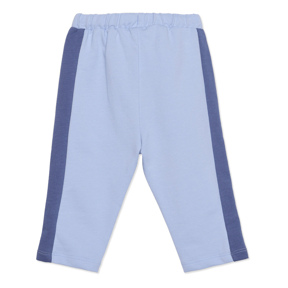 Baby Boys Blue Cotton Top and Bottom Set Regular Fit Casual Wear