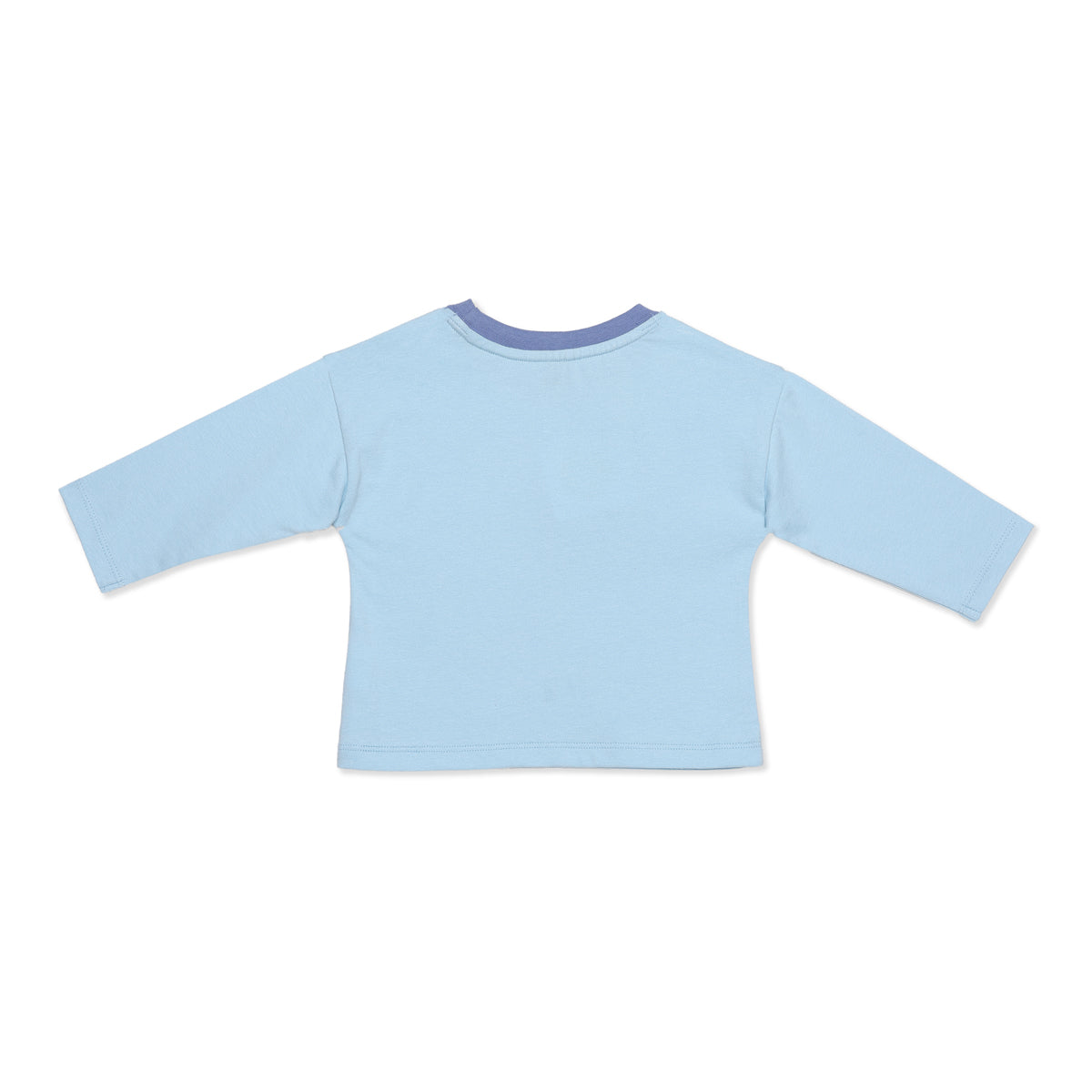 Baby Boys Blue Cotton Top and Bottom Set Regular Fit Casual Wear