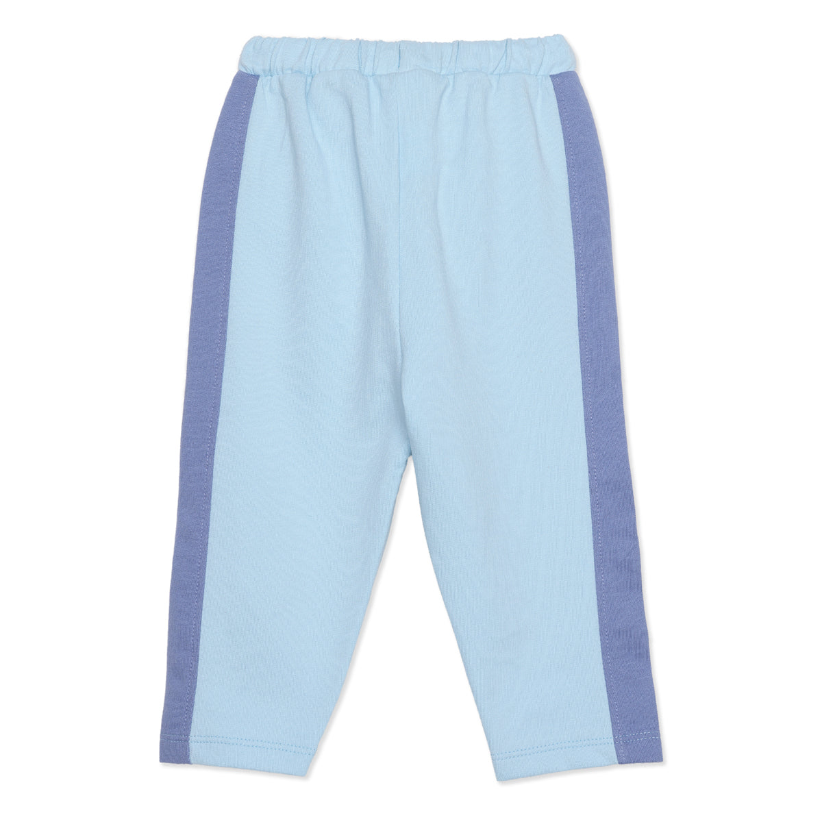 Baby Boys Blue Cotton Top and Bottom Set Regular Fit Casual Wear
