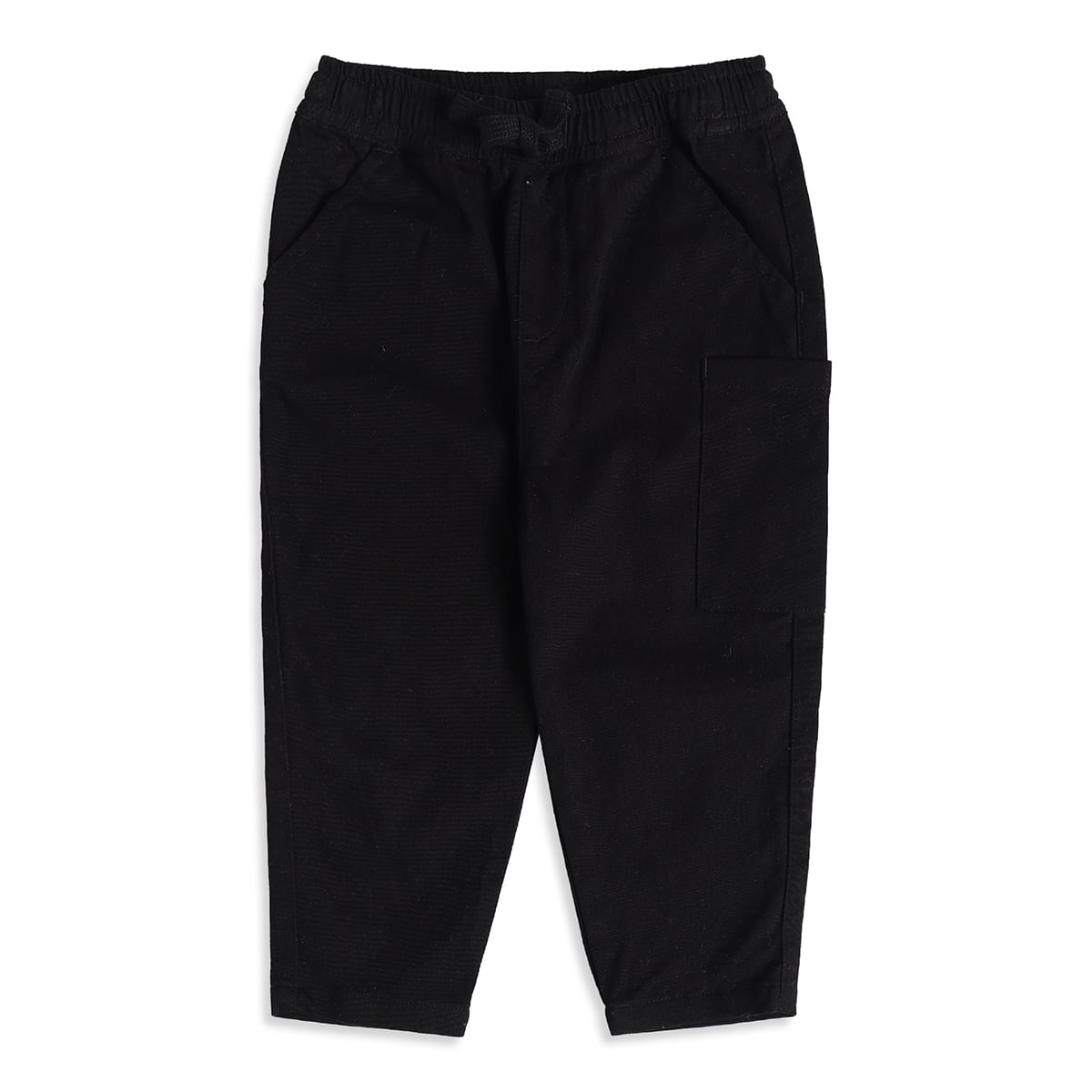 Baby Boys Peach And Black Cotton Solid Shirt And Pant Set Regular Fit Casual Wear