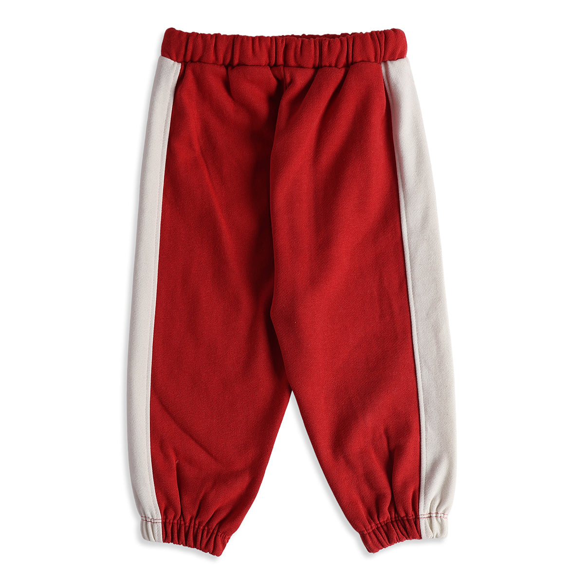 Baby Boys Red Cotton Blend Sweatshirt and joggers Set Regular Fit Casual Wear