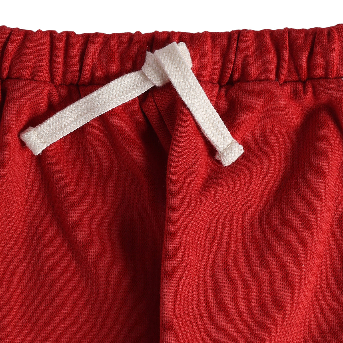 Baby Boys Red Cotton Blend Sweatshirt and joggers Set Regular Fit Casual Wear
