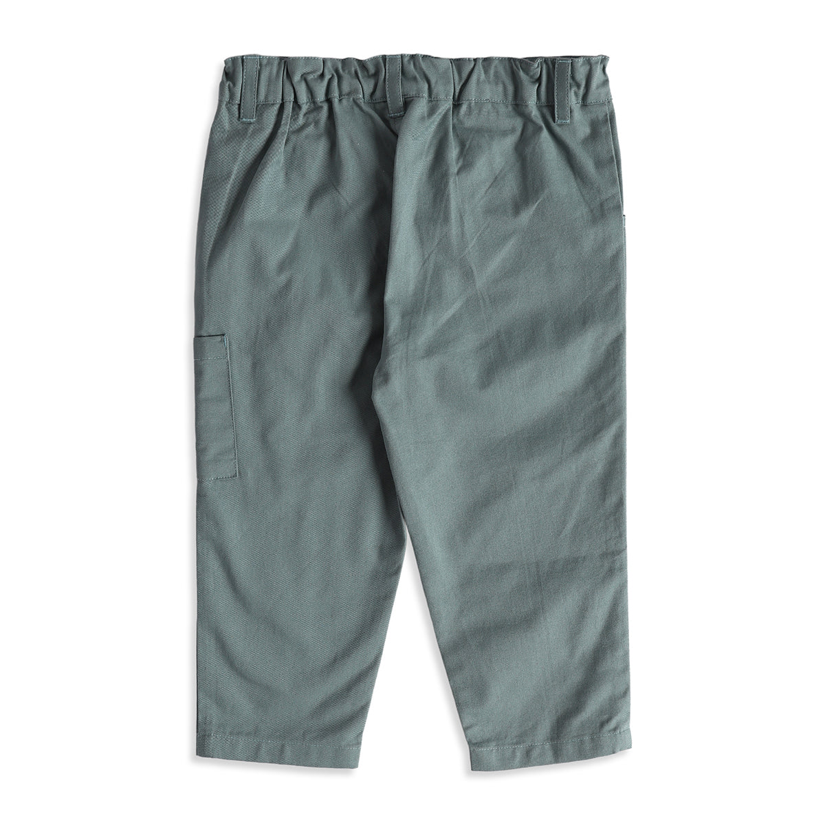 Baby Boys Cream Green Cotton Top and Pants Set Regular Fit Casual Wear