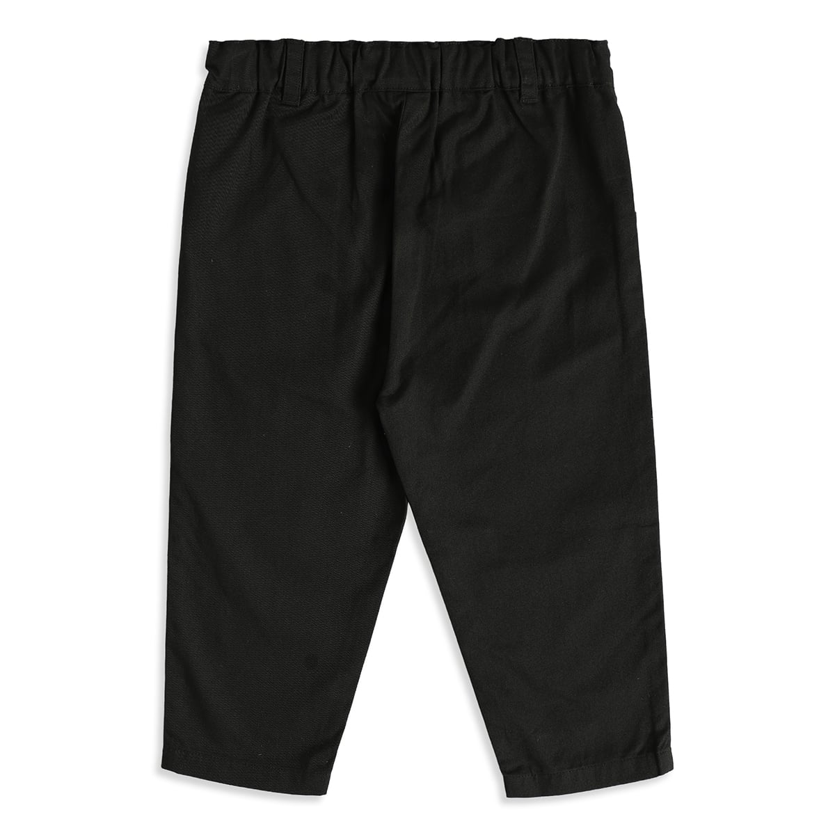 Baby Boys Black Cotton Trousers Regular Fit Formal Wear