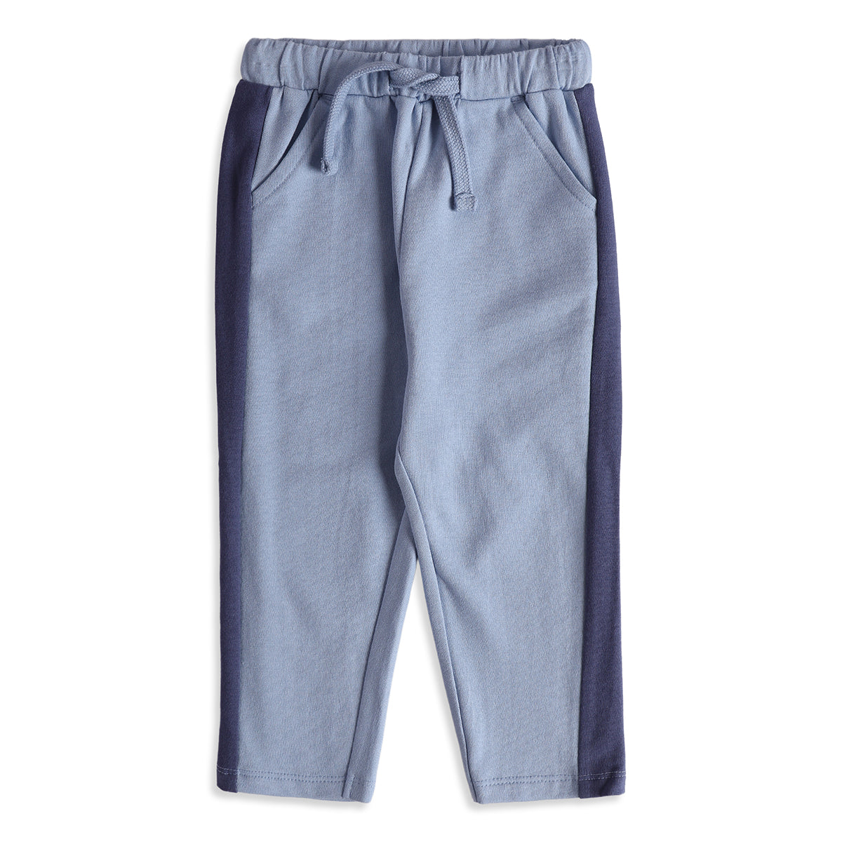 Baby Boys Blue Cotton T-Shirt and Joggers Set Regular Fit Casual Wear