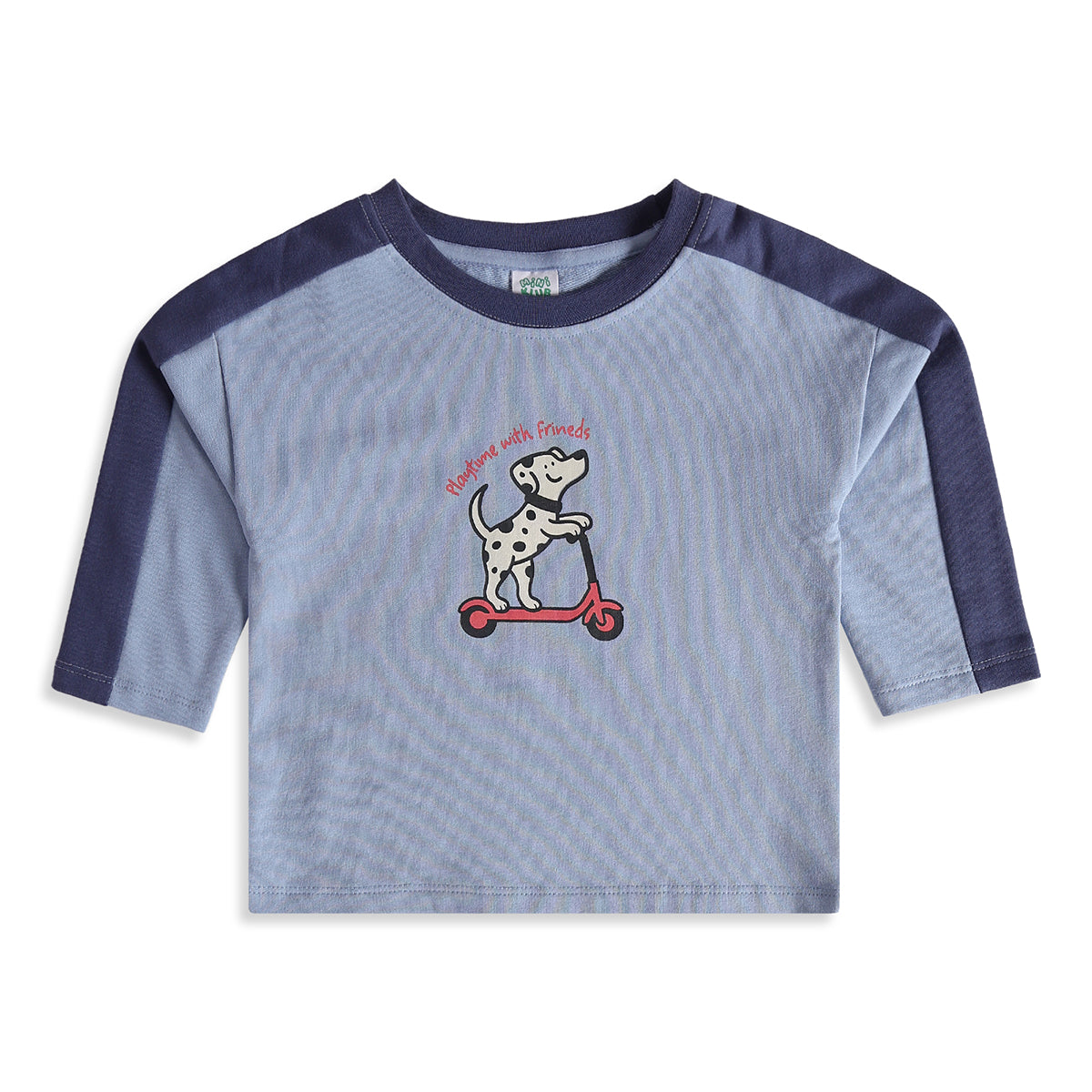 Baby Boys Blue Cotton T-Shirt and Joggers Set Regular Fit Casual Wear
