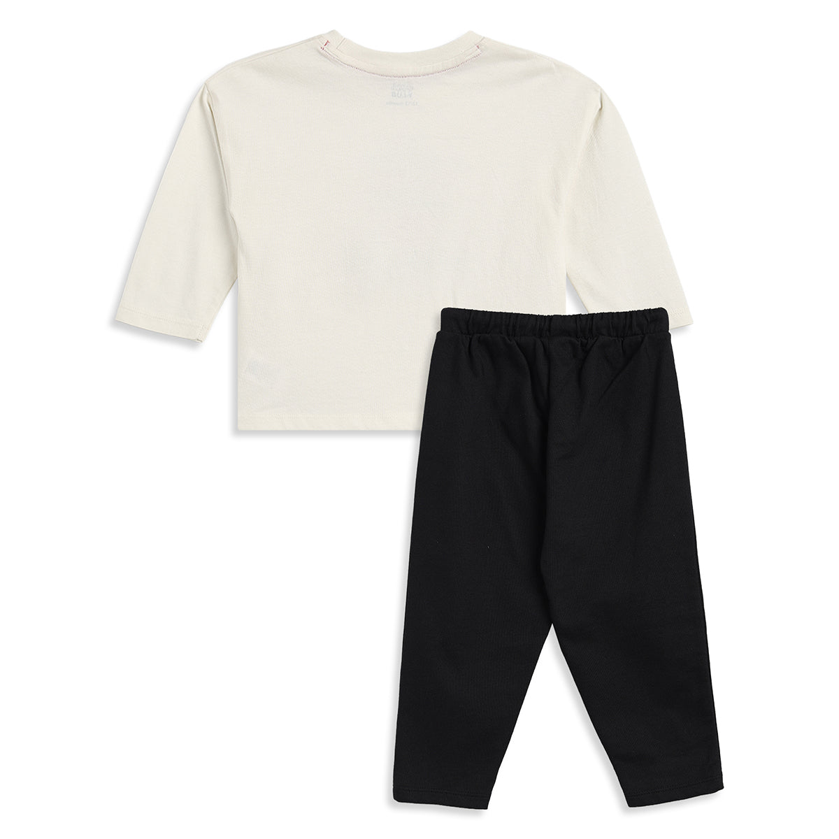 Baby Boy Popstar Graphic T-Shirt and Black Bottom Set