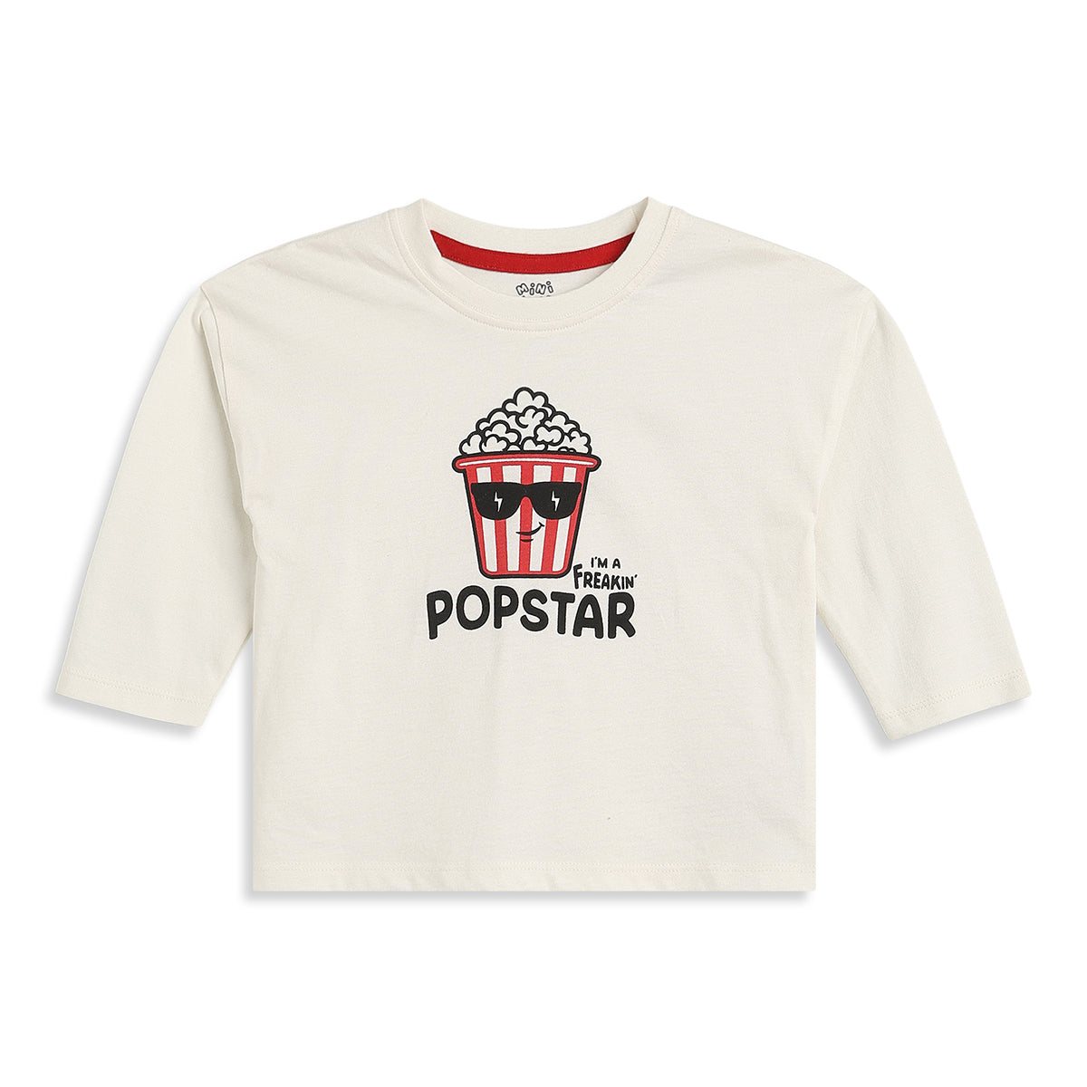 Baby Boy Popstar Graphic T-Shirt and Black Bottom Set
