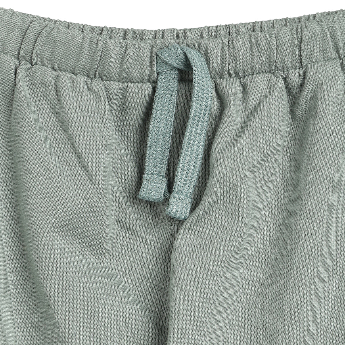 Baby Boy Sage Green Striped T-Shirt and Bottom Set