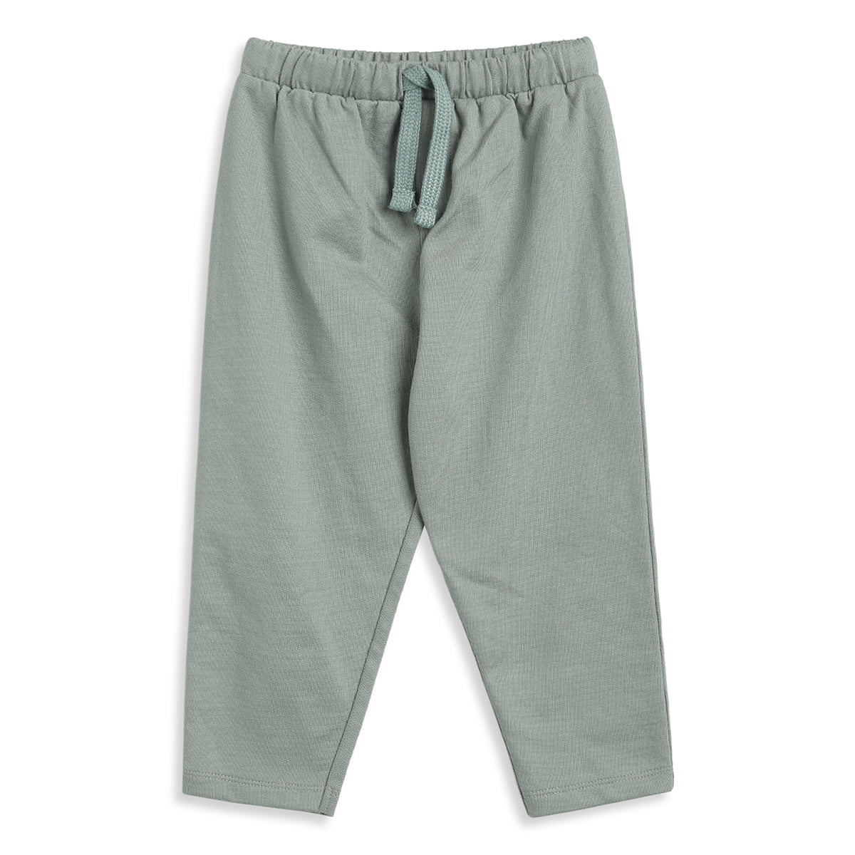 Baby Boy Sage Green Striped T-Shirt and Bottom Set