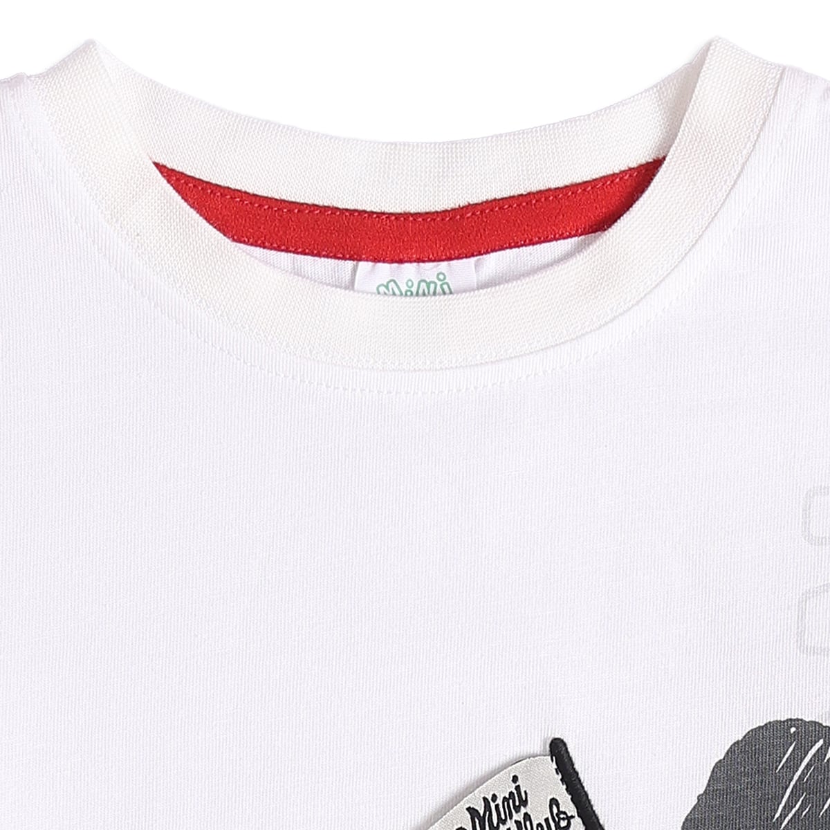 Baby Boys White Cotton London Guard Printed T-Shirt Regular Fit Casual Wear