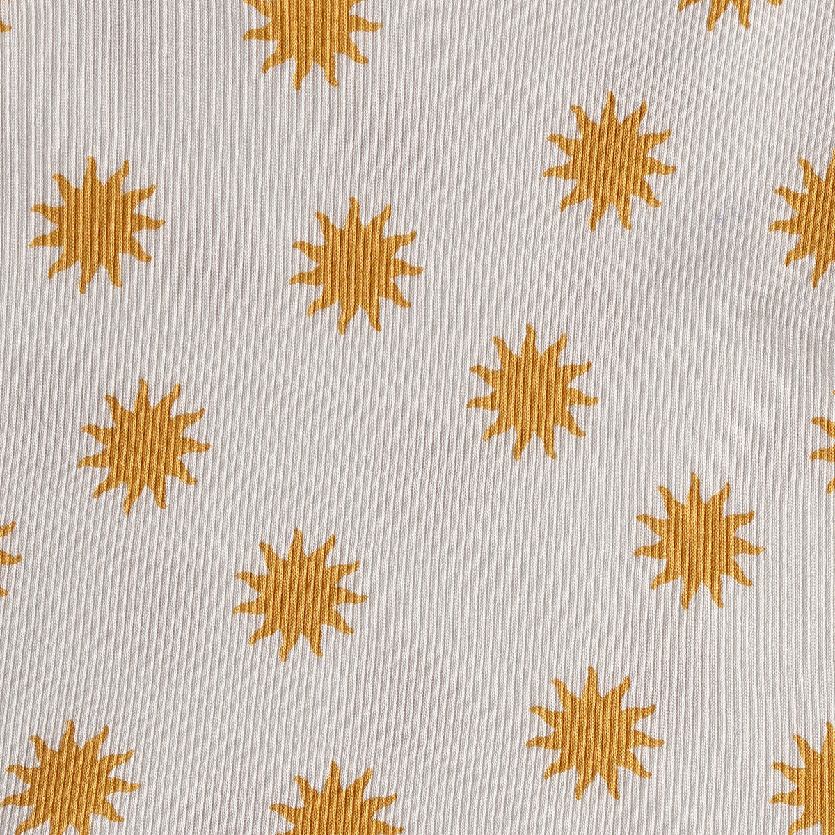 Baby Boys Cream Cotton Sun Print T-Shirt Regular Fit Casual Wear