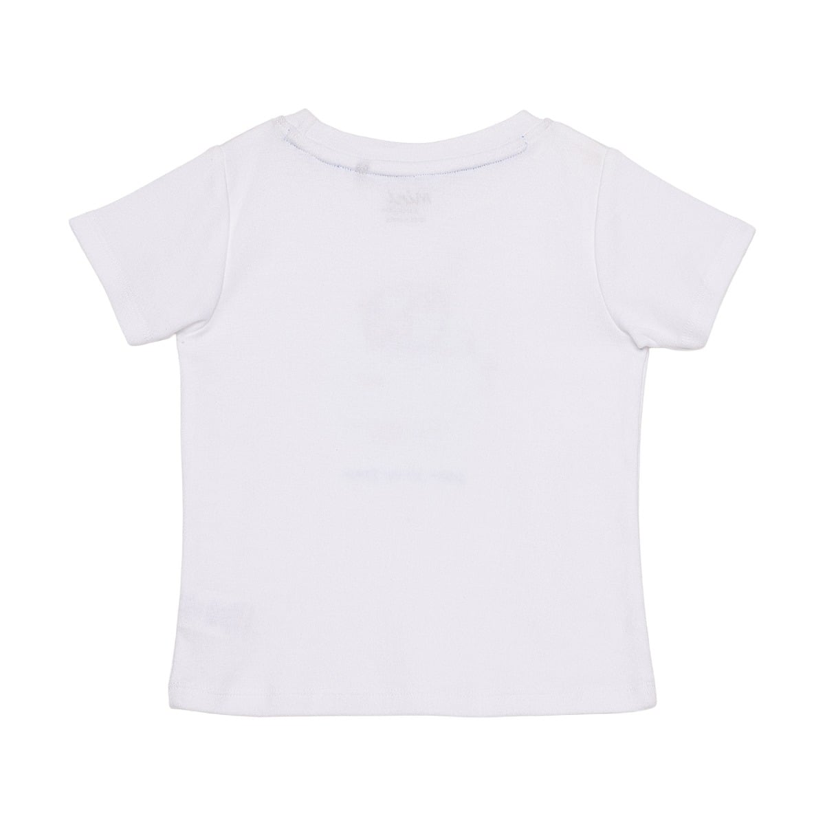 Baby Boys White Cotton Farm Animal Applique T-Shirt  Regular Fit Casual Wear