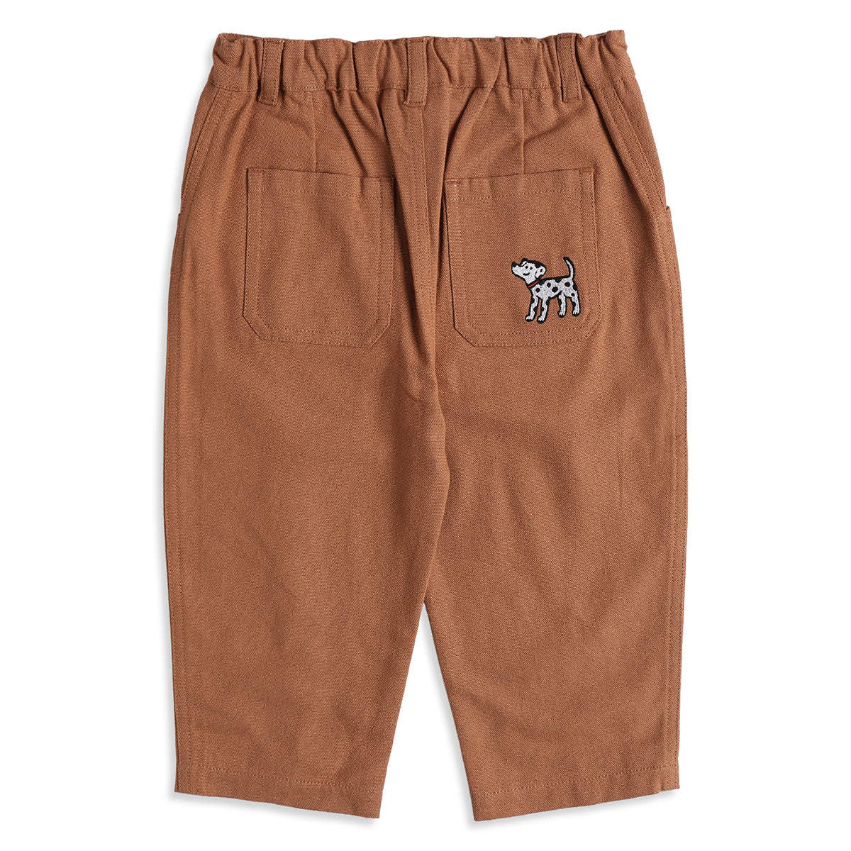 Baby Boys Brown Woven Blend Pant Casual Wear