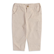 Baby Boy Beige Woven Casual Pant