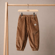 Baby Boys Brown Woven Pant Pack Of One Regular Fit