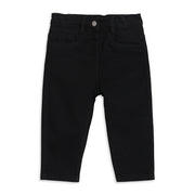 Baby Girls Black Denim Pants Regular Fit for Casual Wear
