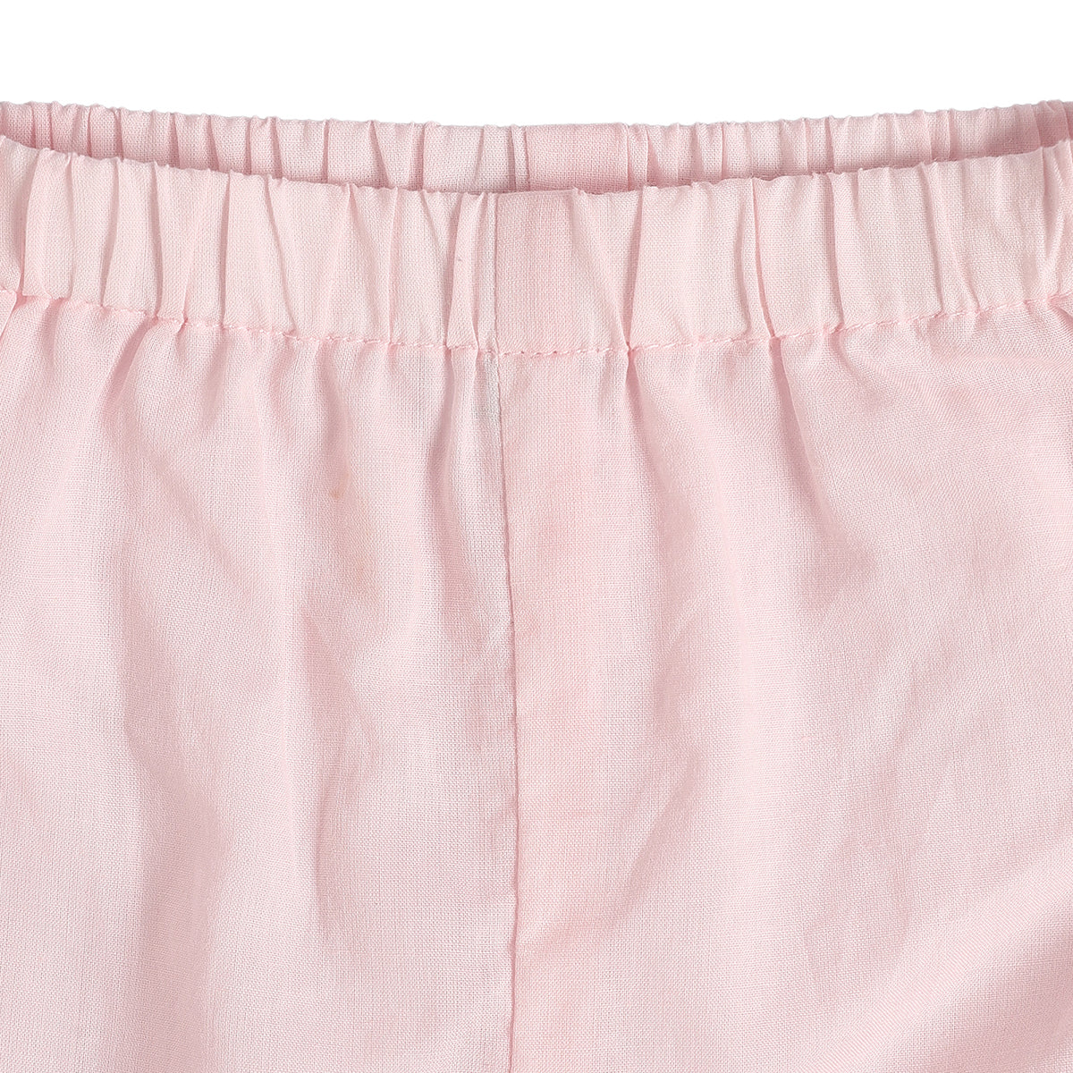 Baby Girls Light Pink Embellished Dress with Bloomers Regular Fit Party Wear