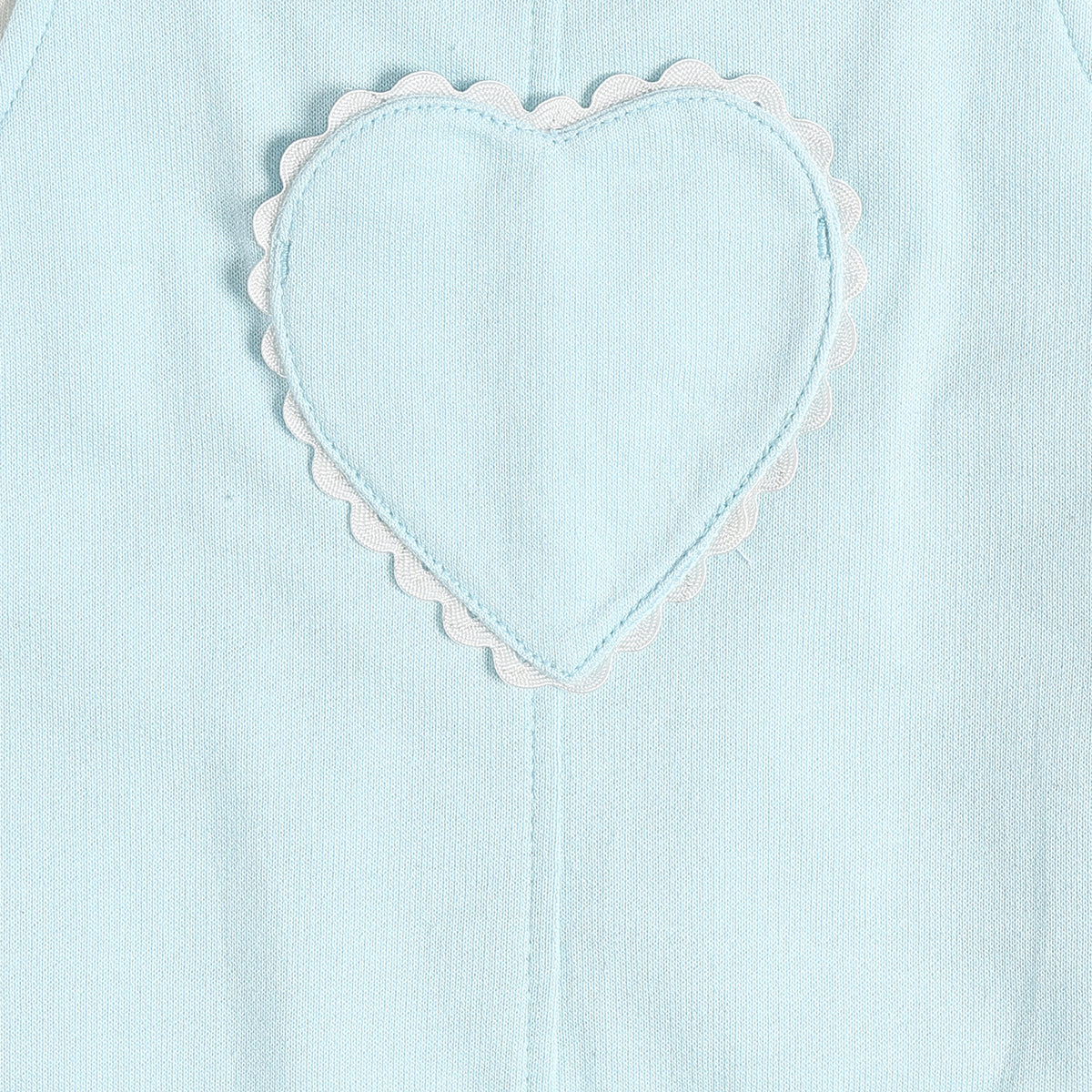 Baby Girls Light Blue Dungaree with White Printed T-Shirt Regular Fit.