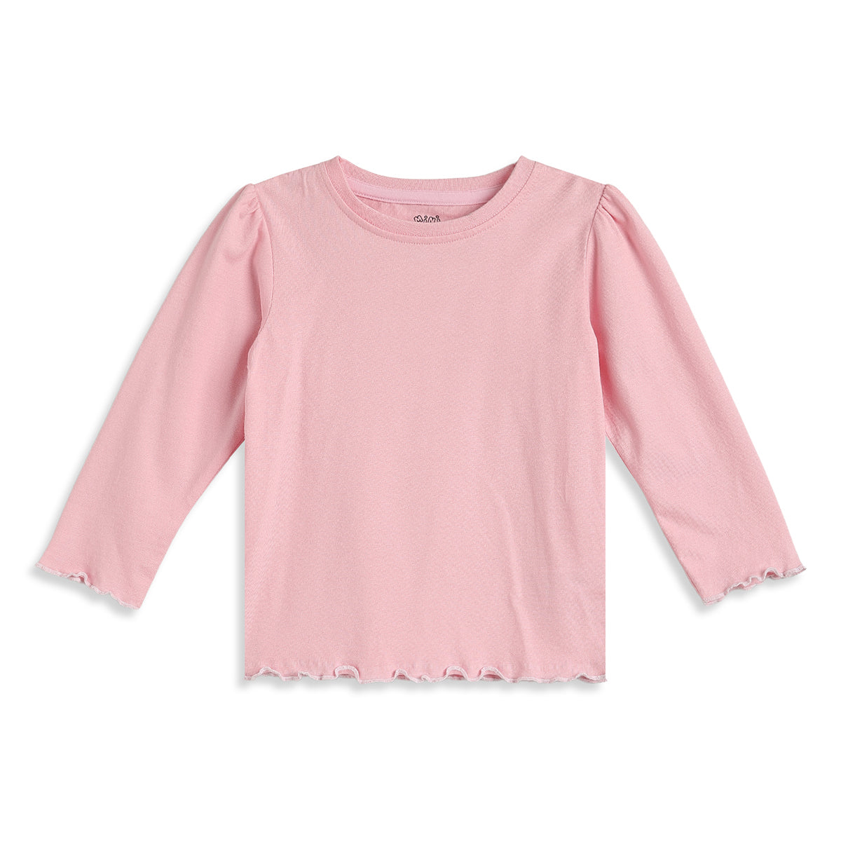 Baby Girls Cream Cherry Print Dungaree with Pink T-Shirt Regular Fit.
