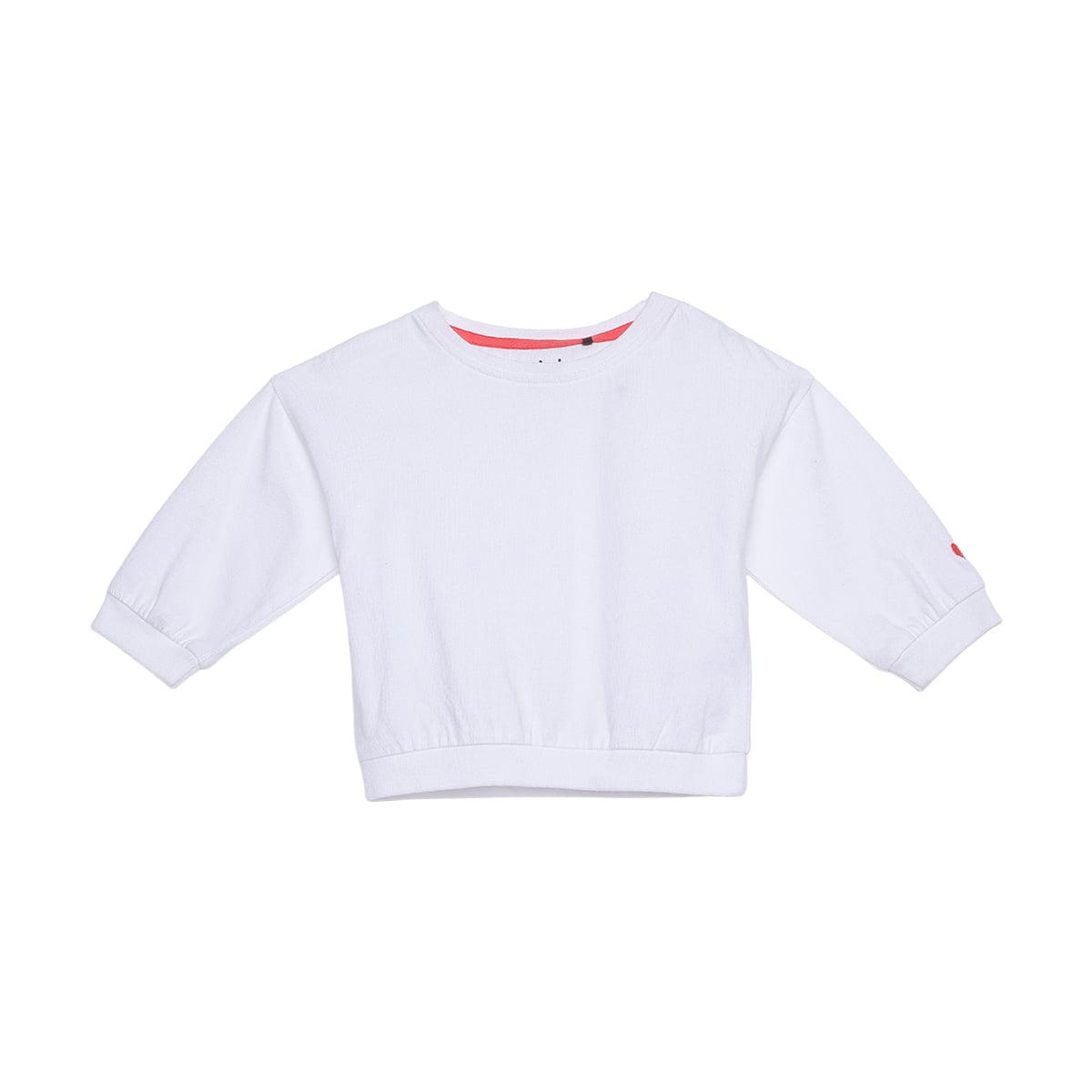 Baby Girls Pink And White Cotton Heart Print Ruffle Dungaree Set Regular Fit Casual Wear