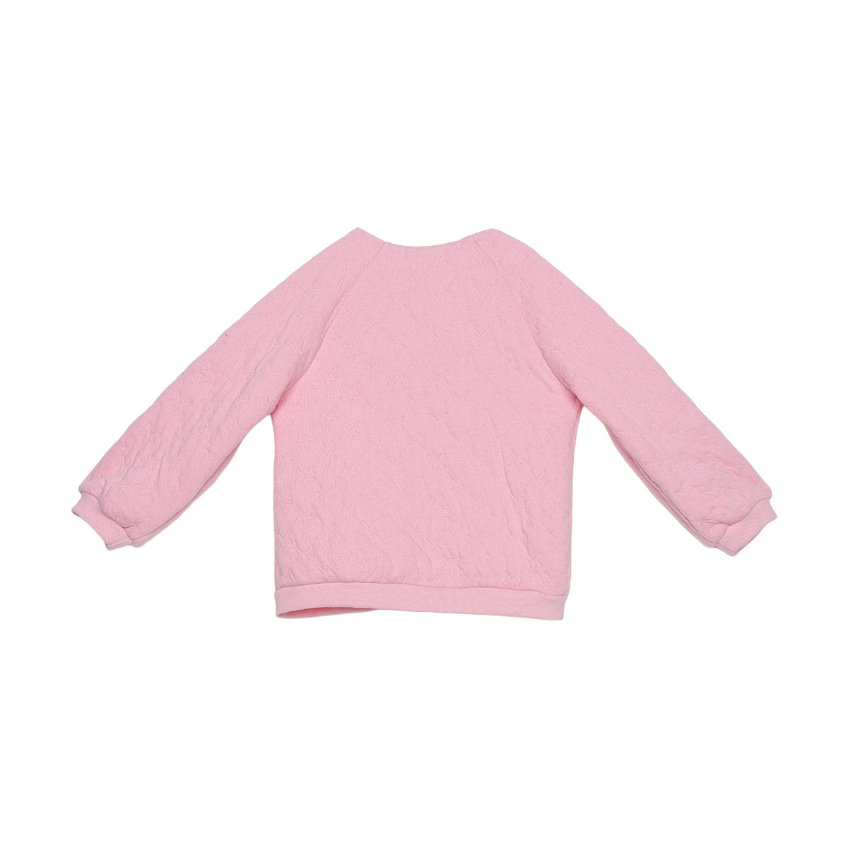 Baby Girls Pink Cotton Jacket Regular Fit Casual Wear