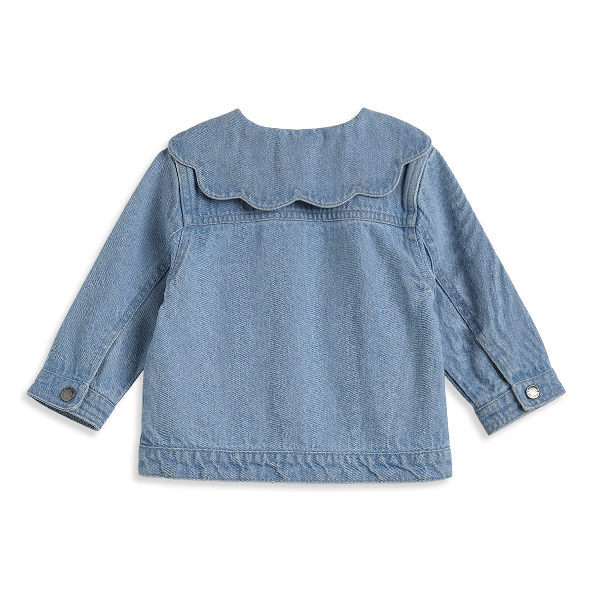 Baby Girls Light Blue Denim Jacket Regular Fit.