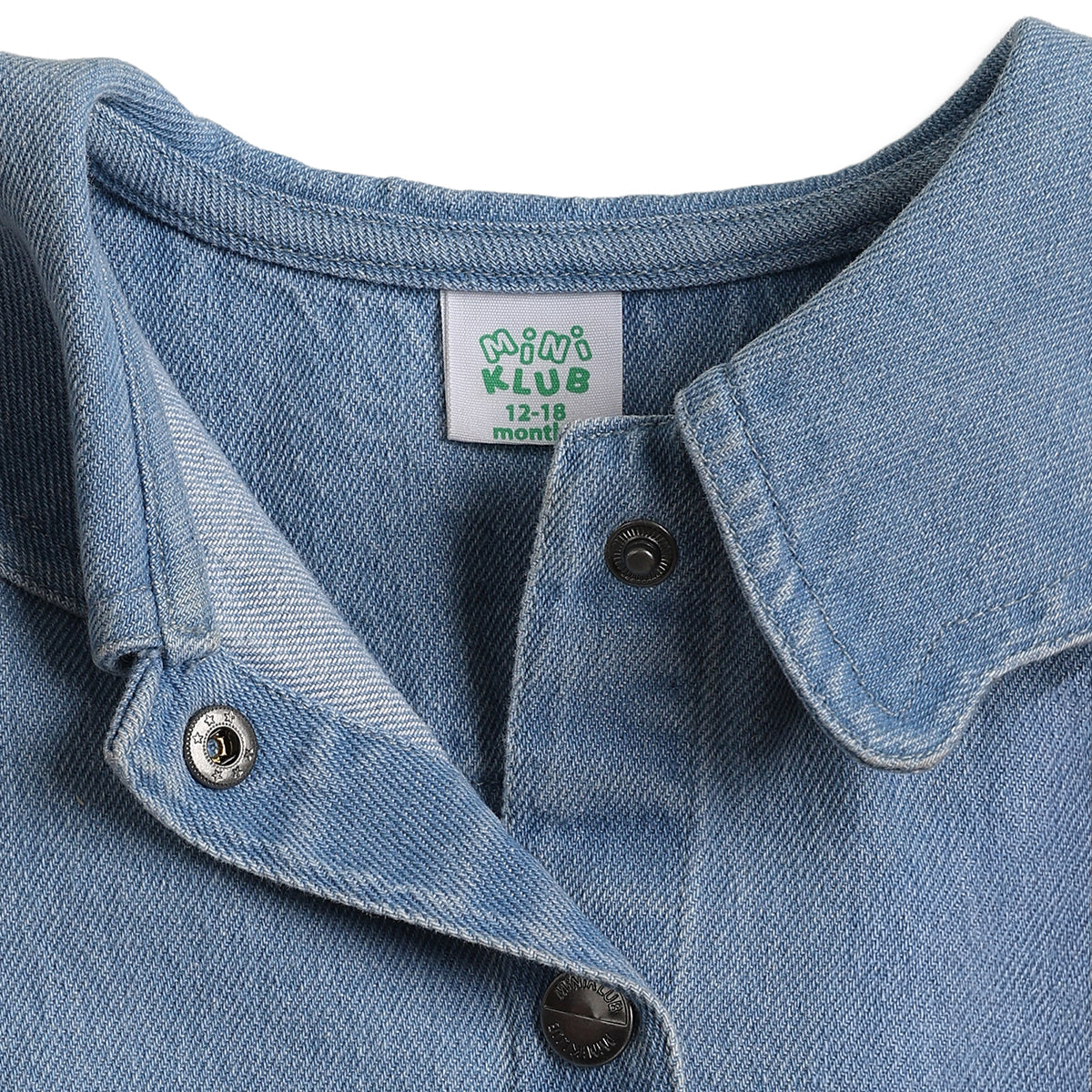 Baby Girls Light Blue Denim Jacket Regular Fit.