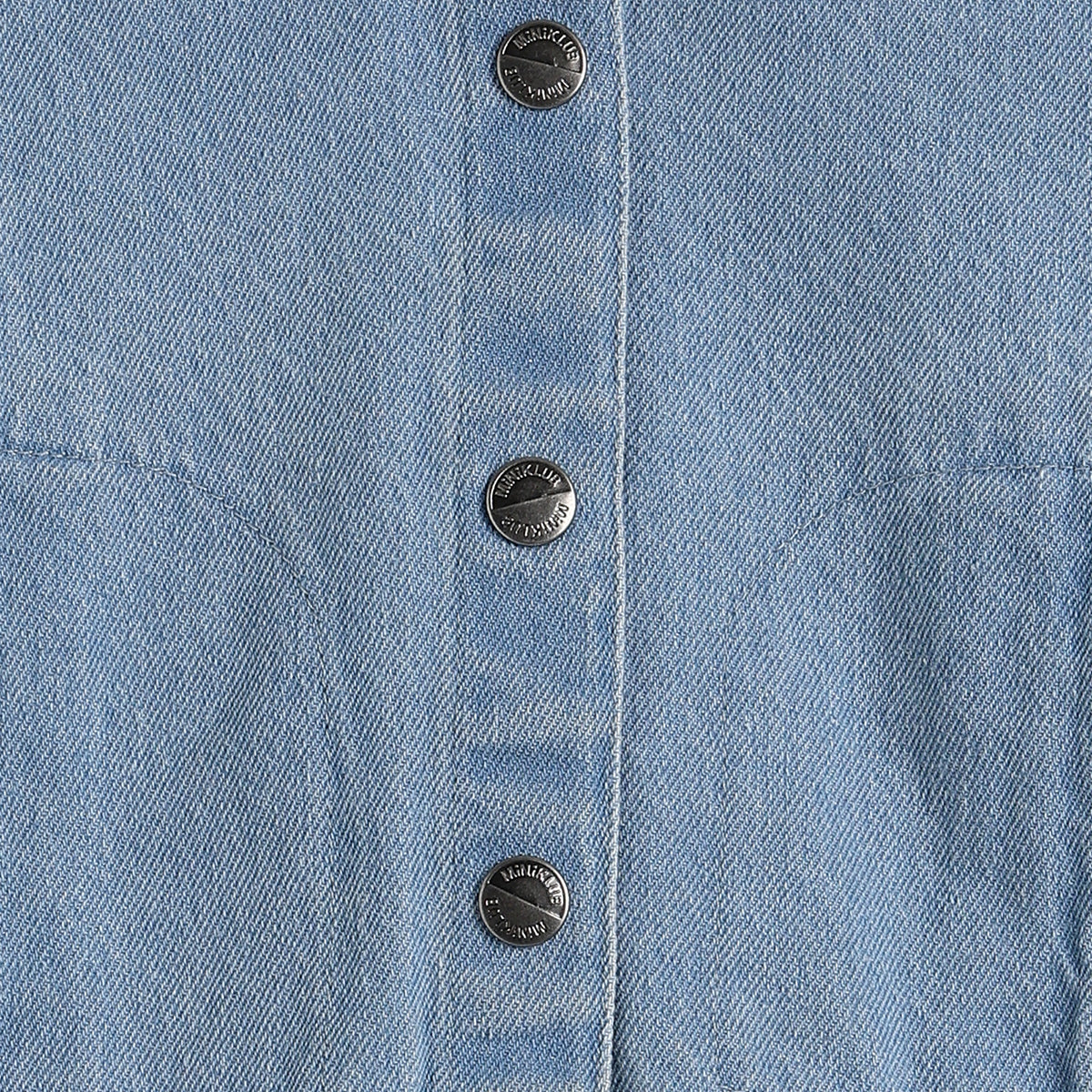 Baby Girls Light Blue Denim Jacket Regular Fit.