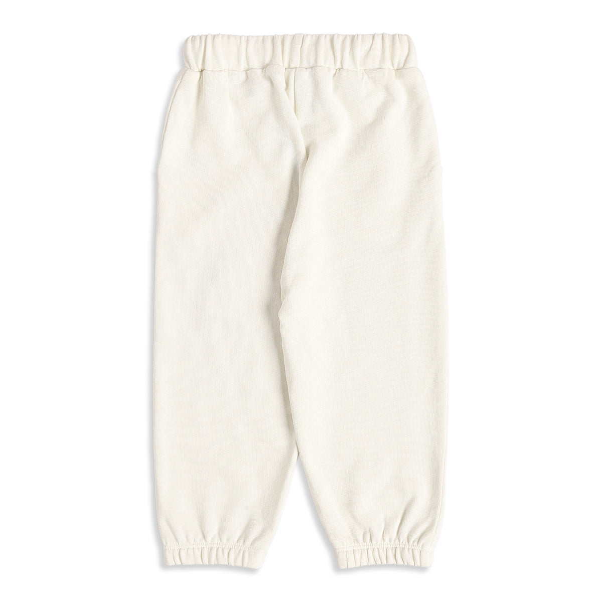 Baby Girls Off-White Cotton Jogger Pants Regular Fit Casual Kids Pants