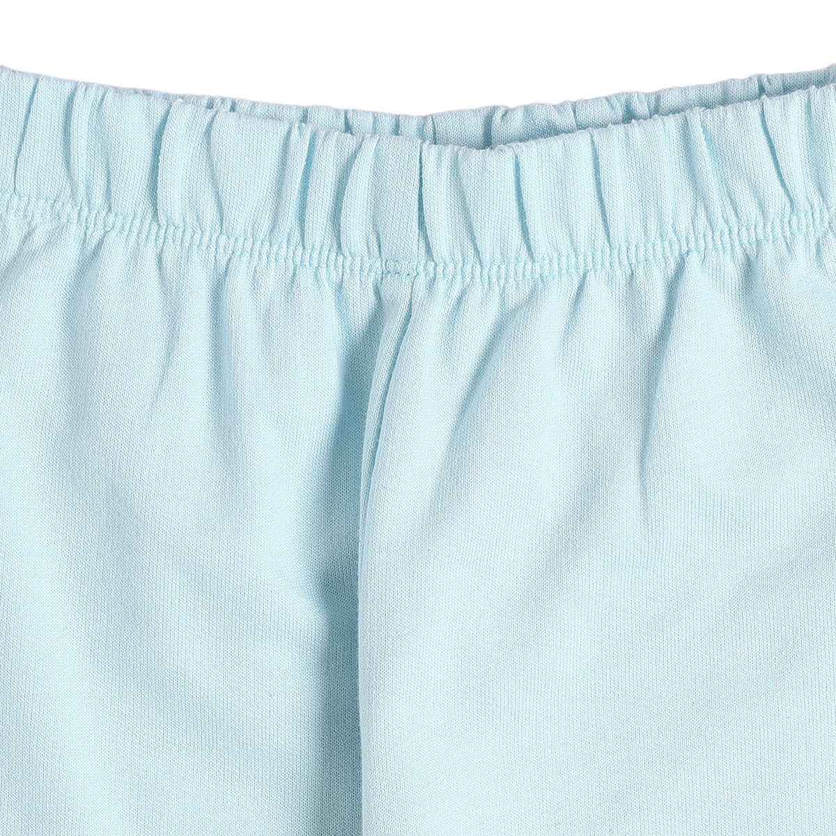 Baby Girls Sky Blue Cotton Jogger Regular Fit Casual Bottom Wear