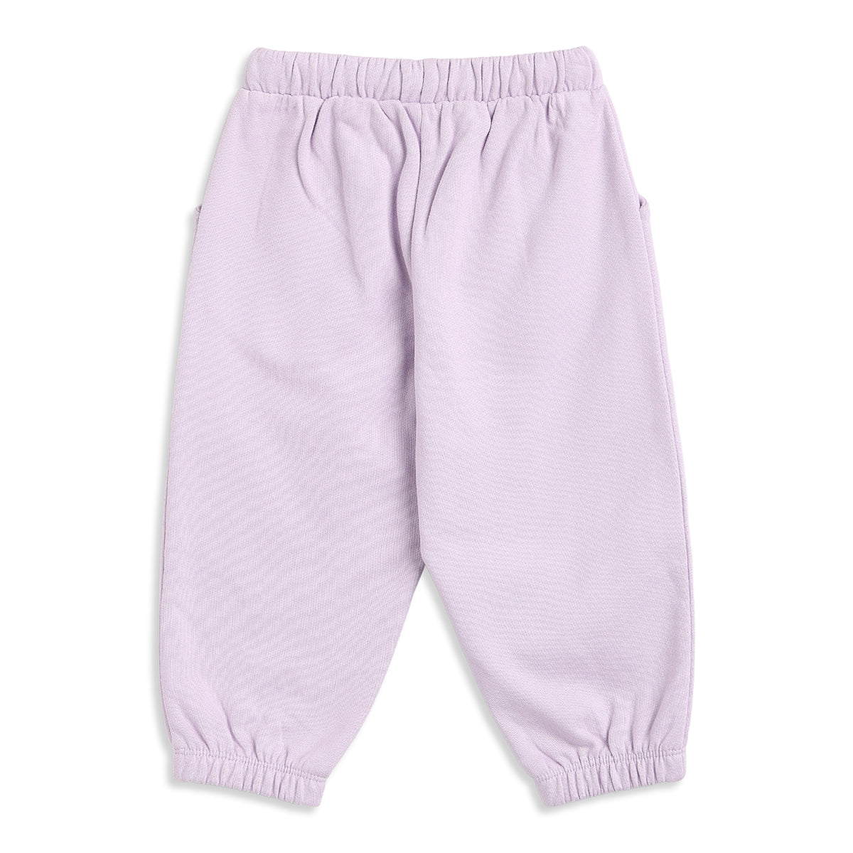 Baby Girls Lavender Cotton Jogger Regular Fit Casual Bottom Wear