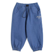 Baby Girls Blue Cotton Knit Bottom Regular Fit Casual Bottom Wear
