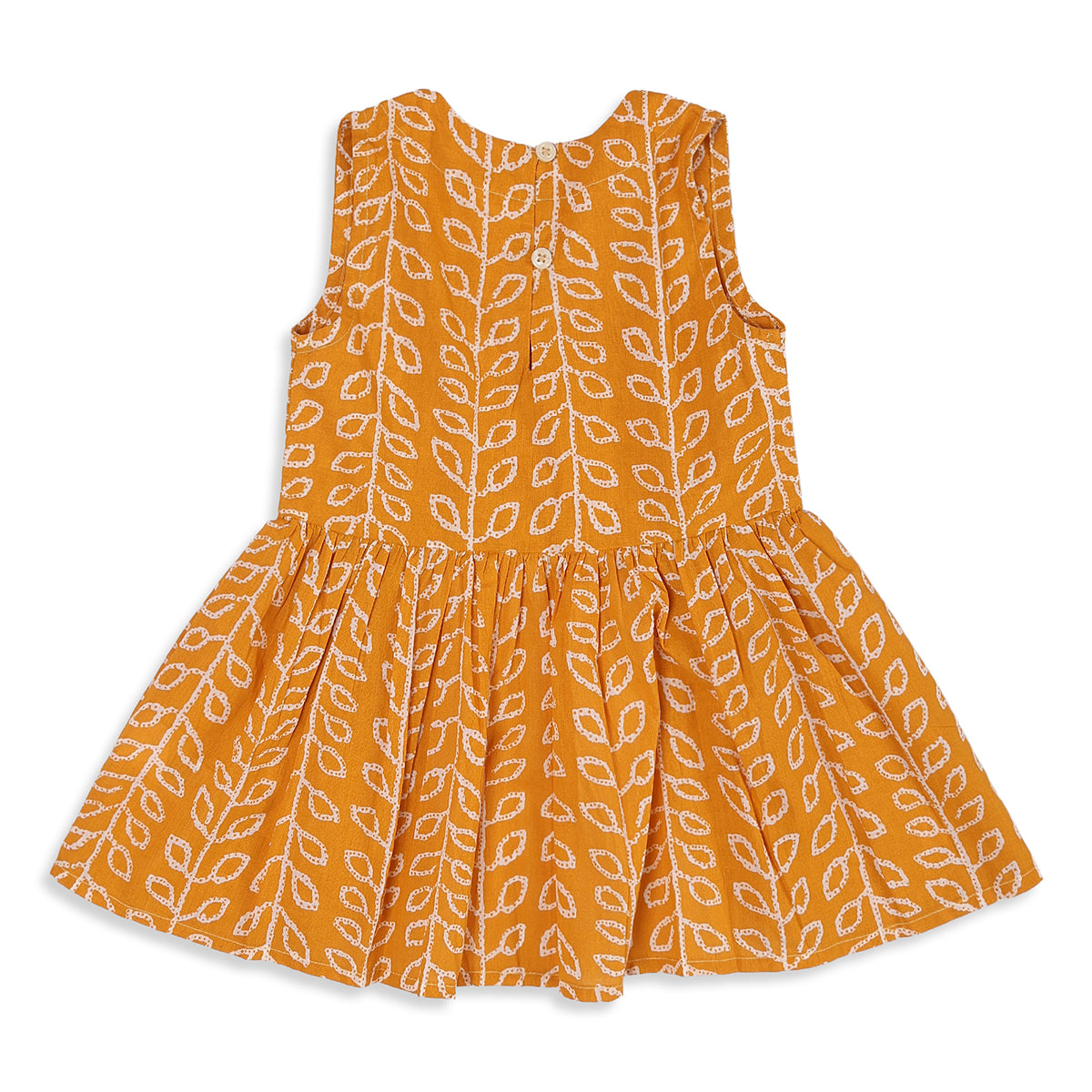 Baby Girls Mustard Yellow Kurti and Palazzo Set Festive Ethnic Wear