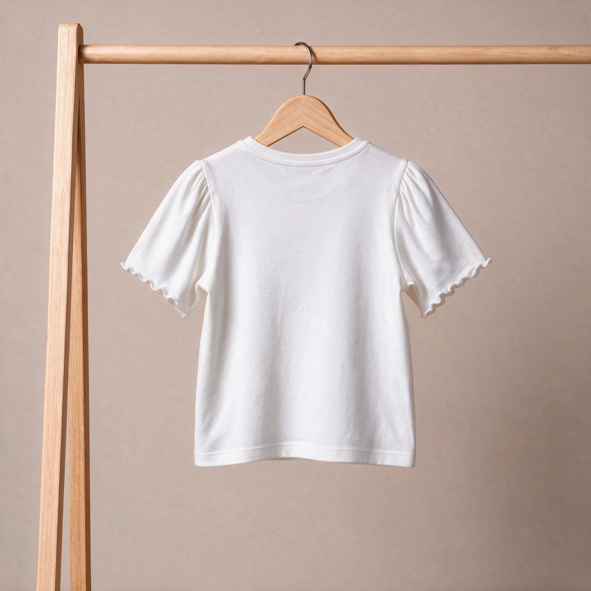 Baby Girls White Cotton Bird Embroidered Knit Top Regular Fit Casual Wear